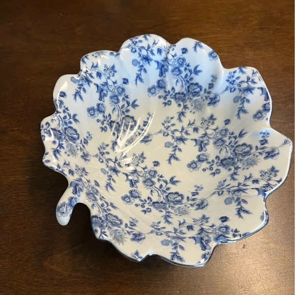 Anthropologie Other - Anthropologie Baum Eternal Rose Collection Blue and White Porcelain Bowl China